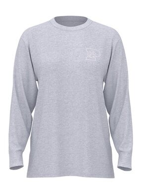 VICTORIA’S SECRET PINK Gray Long Sleeve Tee.